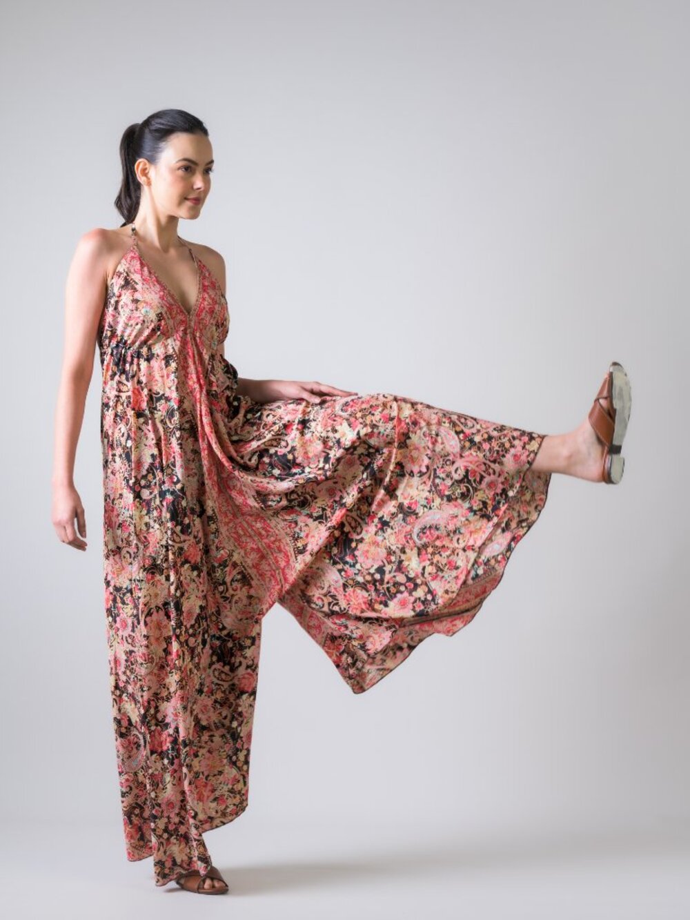 29.) Rhea Wide Leg Printed Jumpsuit (Assorted) - Picture 5 of 6